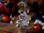 Charger l'image dans la galerie, Collier Citrouille I - Grenat Hessonite - Argent 925
