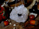 Charger l'image dans la galerie, Collier Lune &amp; Feuillages - Onyx noir - Argent 925
