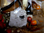 Charger l'image dans la galerie, Collier Lune &amp; Feuillages - Onyx noir - Argent 925
