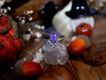 Charger l'image dans la galerie, Bague Chauve Souris II - Améthyste - Argent 925
