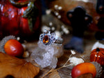 Charger l'image dans la galerie, Bague Citrouille IV - Grenat Hessonite - Argent 925
