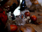 Charger l'image dans la galerie, RESERVEE CELINE - Bague Citrouille Kyanite orange - Argent 925
