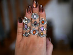 Charger l'image dans la galerie, RESERVEE CELINE - Bague Citrouille Kyanite orange - Argent 925
