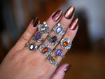 Charger l'image dans la galerie, RESERVEE CELINE - Bague Citrouille Kyanite orange - Argent 925
