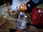 Charger l'image dans la galerie, Bague Citrouille II - Kyanite orange - Argent 925
