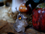 Charger l'image dans la galerie, Bague Citrouille V - Grenat Hessonite - Argent 925
