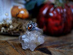 Charger l'image dans la galerie, Bague Citrouille V - Grenat Hessonite - Argent 925
