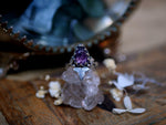 Charger l'image dans la galerie, RÉSERVÉE CHARLOTTE M. - Bague Super Seven &amp; Lierre - Argent 925
