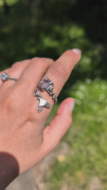 Charger et lire la vidéo dans la visionneuse de la Galerie, Bague Sirène - Super Seven - Argent 925
